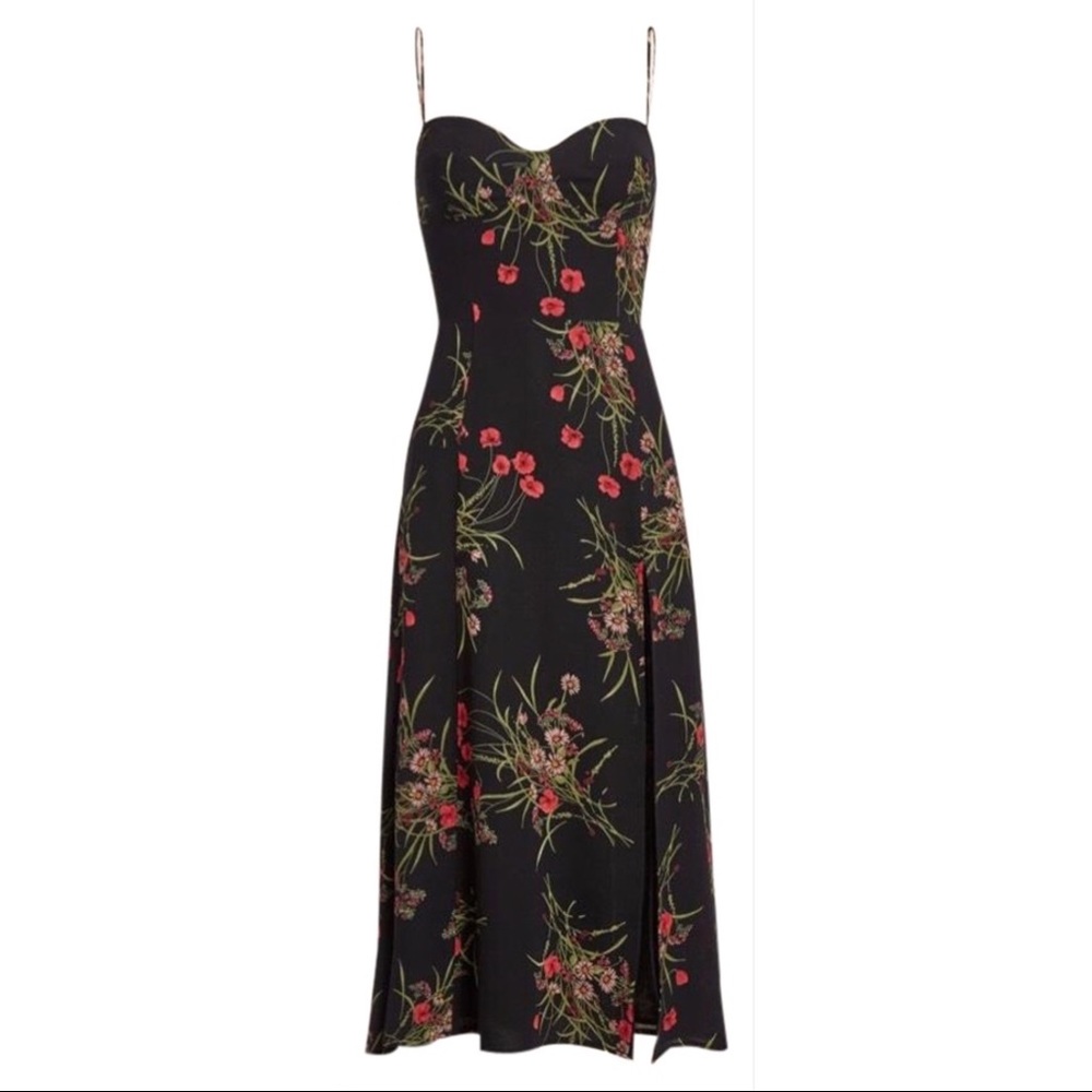Reformation Juliette Dress Countess Print Size 6